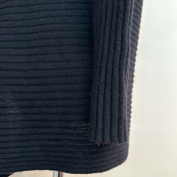 Autumn Cashmere New Rib Drape Cardigan Black NWT - Picture 10 of 11